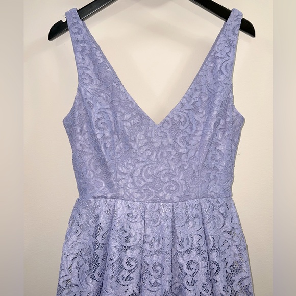 ASOS sleeveless lace midi dress, size 4, lavender, EUC - Picture 3 of 14